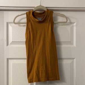 Athleta Golden Ribbed Tank Top